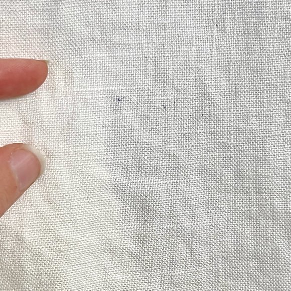 100% linen wide-leg/high-rise/elastic waist pants - Picture 10 of 16